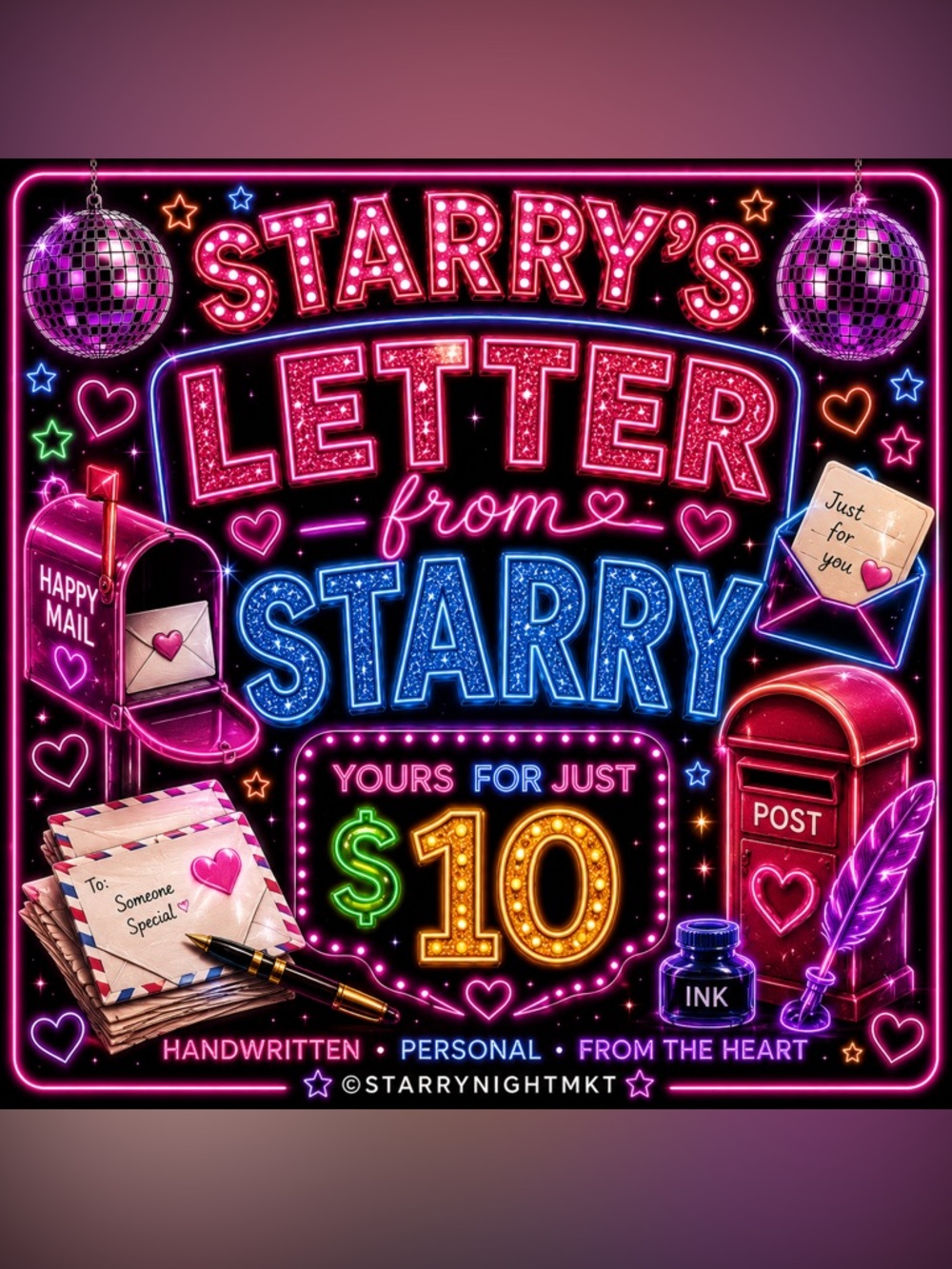 $10 SHOW SPECIAL - STARRY MAIL